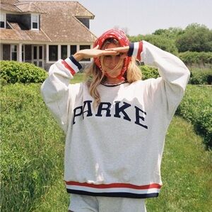 Parke Vintage Varsity Crewneck Sweatshirt